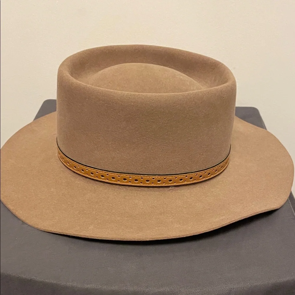 Unisex Akubra Made in Australia Dallas Style Felt Hat Size 56 - Picture 7 of 10